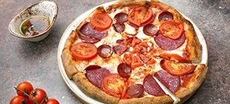 Produktbild Pizza Due tipi Salame di Manzo