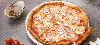 Produktbild Pizza Prosciutto e Funghi