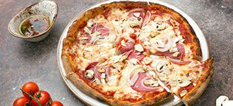 Produktbild Pizza Salame Funghi e Cipolla